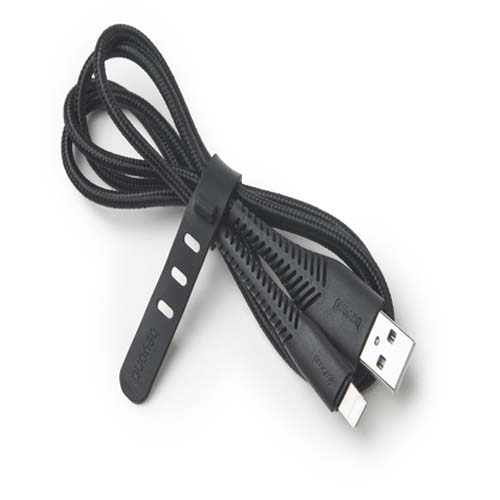 تصویر  کابل USB به لایتنینگ بیاند مدل BUL-302 مشکی