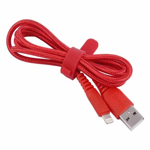 تصویر  کابل USB به لایتنینگ بیاند مدل BUL-201 قرمز