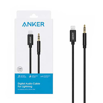تصویر  کابل Anker Aux To Lightning