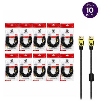 تصویر  کابل HDMI ایکس-پی پروداکت طول 10 متر بسته 10 عددی