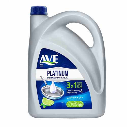 تصویر  مایع ظرفشویی اوه مدل پلاتینیوم رایحه لیمو وزن 3750 گرم